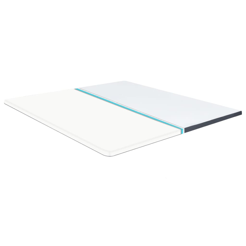 Boxspring Stof Donkergrijs 200 x 200 cm Gecapitonneerd hoofdeinde + 35,5 cm bedbodem