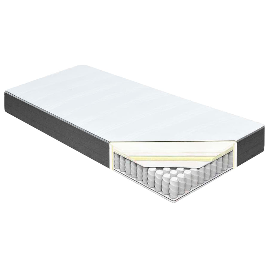 Boxspring Stof Donkergrijs 200 x 200 cm