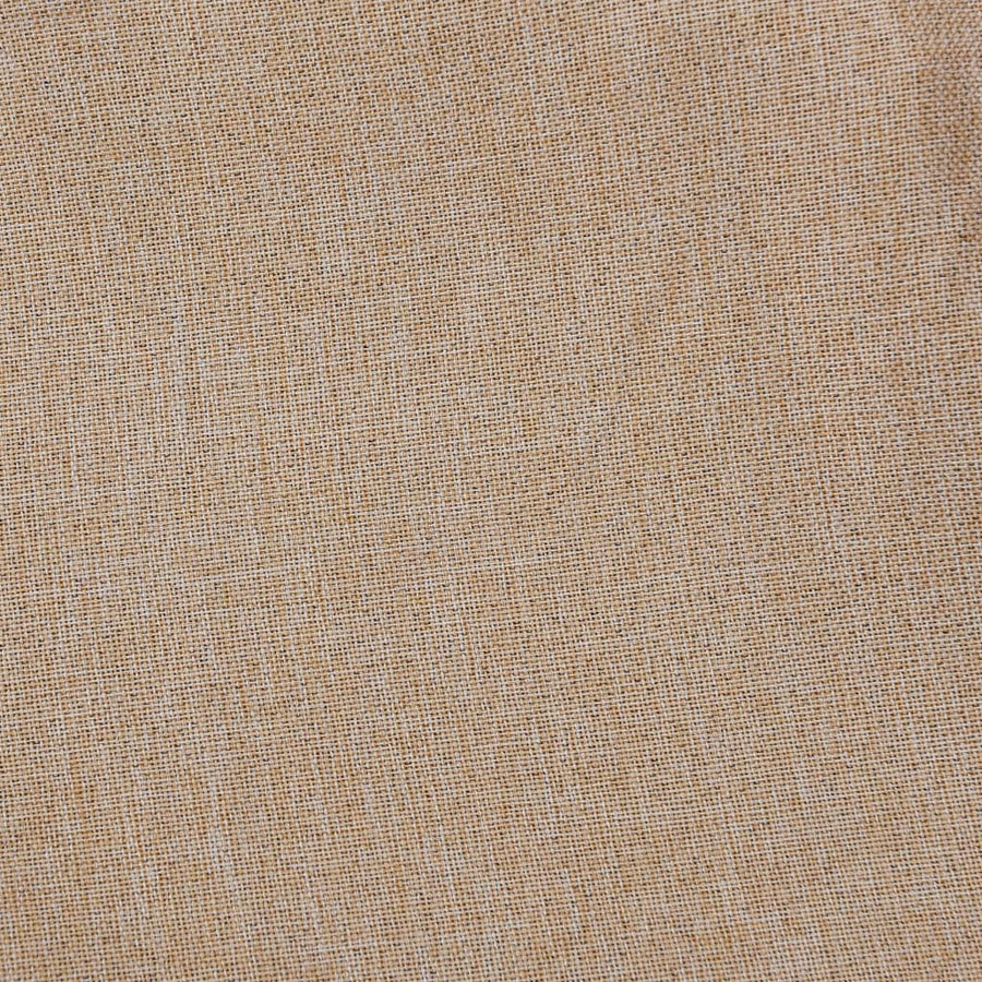 Gordijnen Linnen-Look Verduisterend Haken 140 x 225 cm Beige