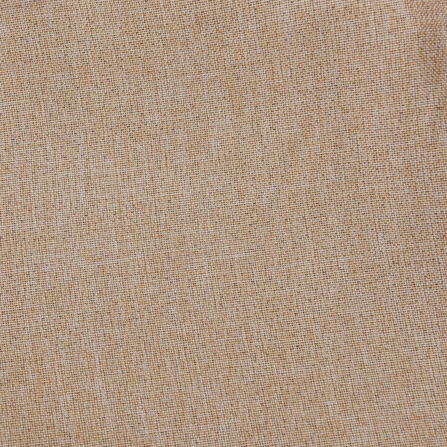 Gordijnen Linnen-Look Verduisterend Haken 140 x 245 cm Beige