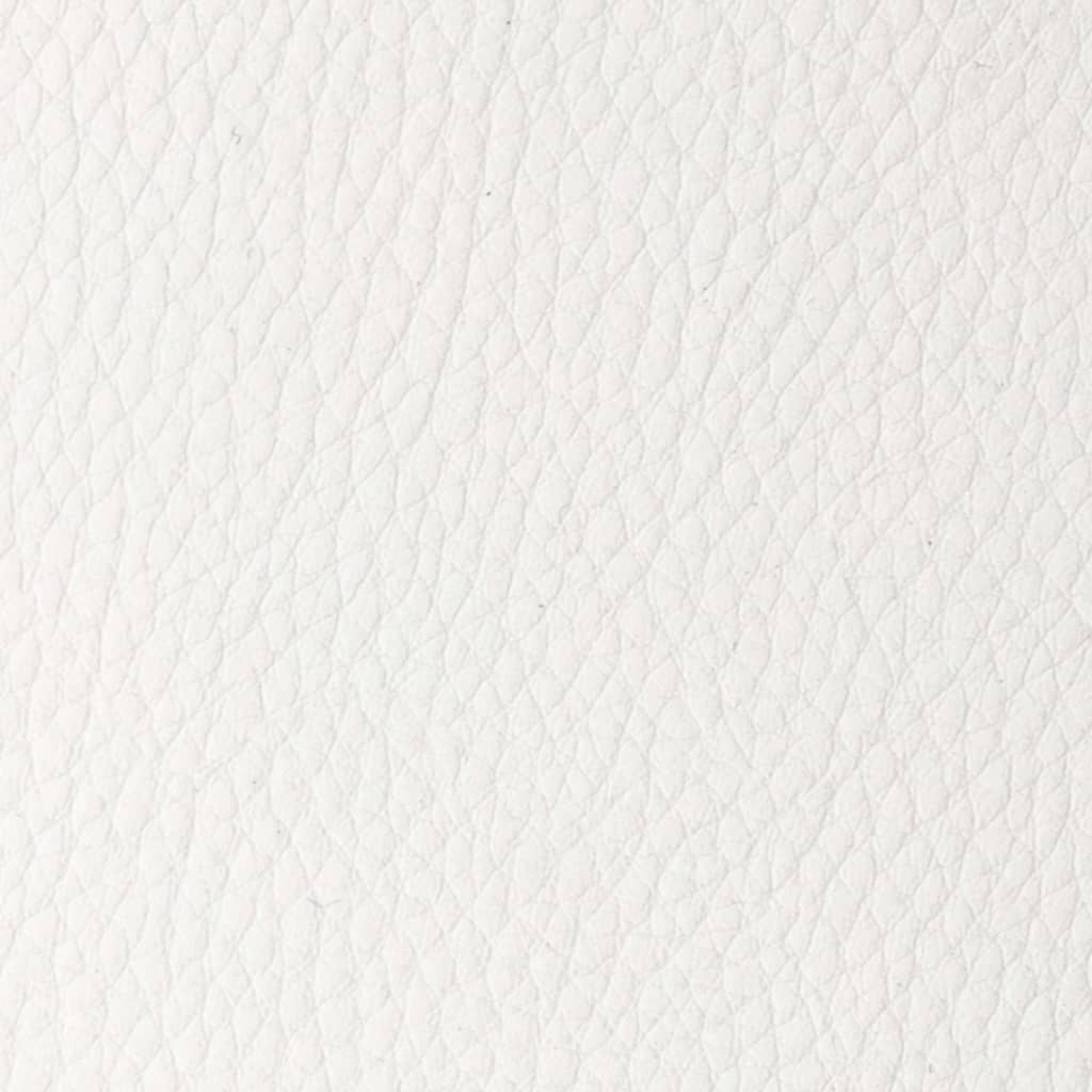 Eetkamerstoelen 4 St Gebogen Hout En Kunstleer Donkerbruin en wit