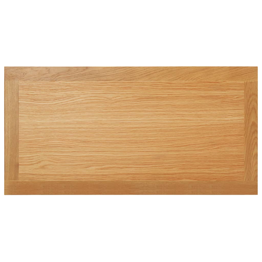 Salontafel massief eikenhout 90 x 45 x 40 cm Donkerbruin