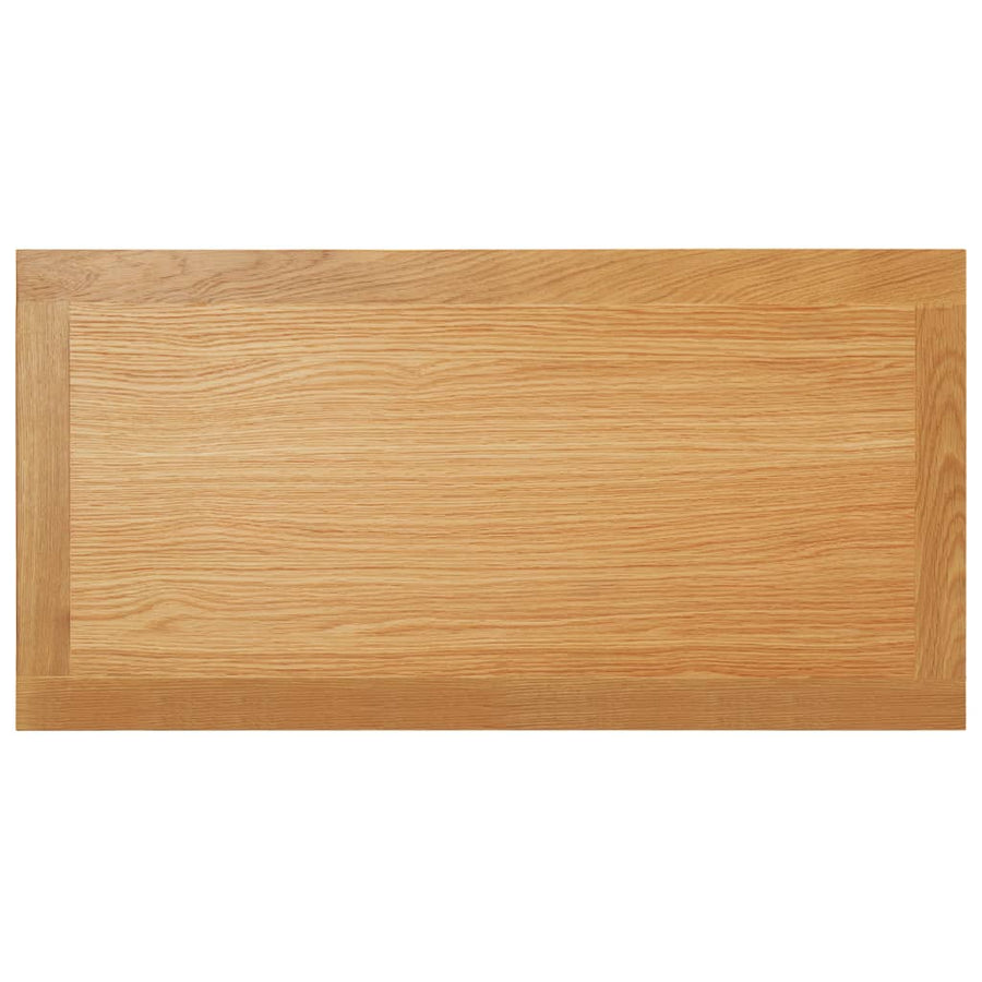 Salontafel massief eikenhout 90 x 45 x 40 cm Donkerbruin