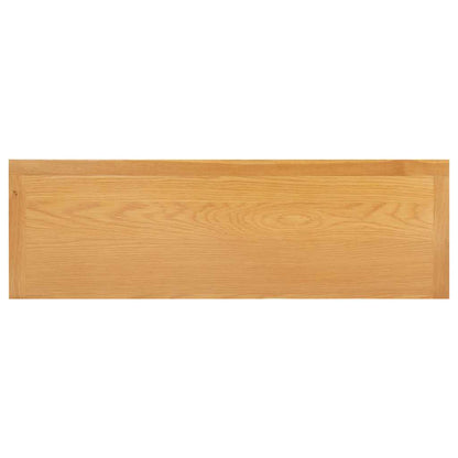 Ladekast 105x33,5x73 cm massief eikenhout