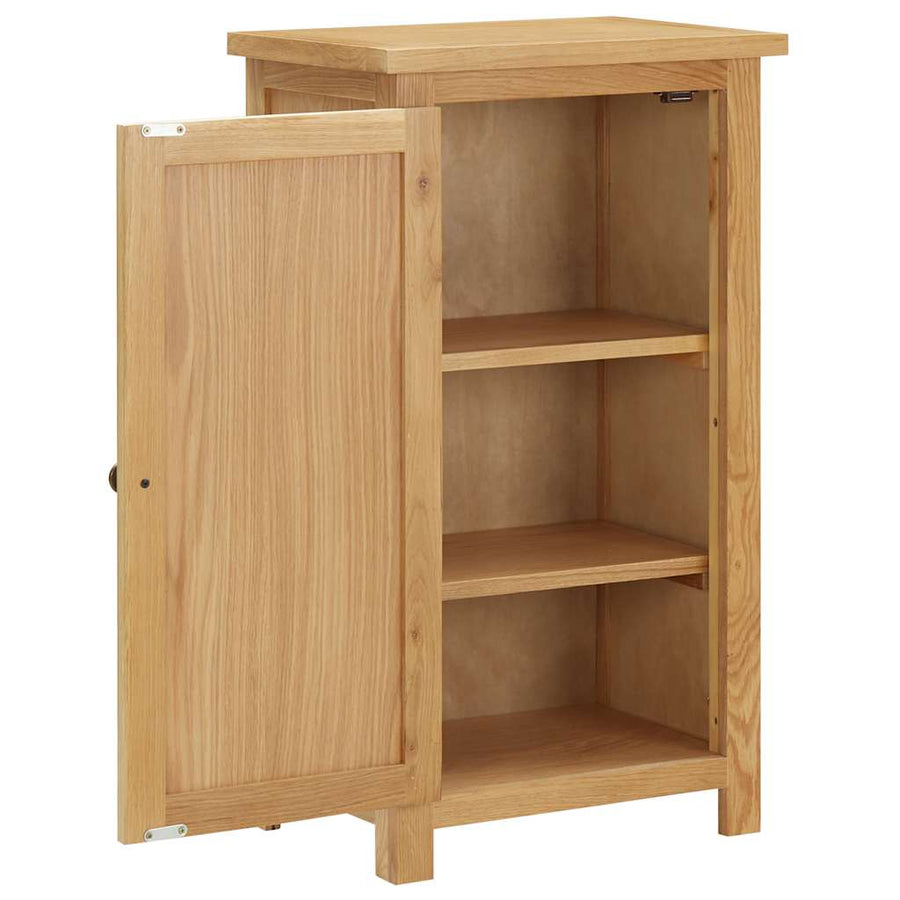 Kast 45x32x85 cm massief eikenhout
