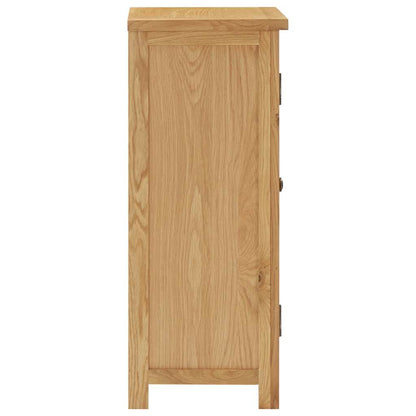 Kast 45x32x85 cm massief eikenhout