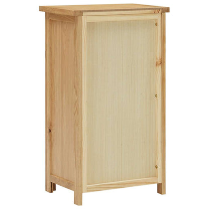 Kast 45x32x85 cm massief eikenhout