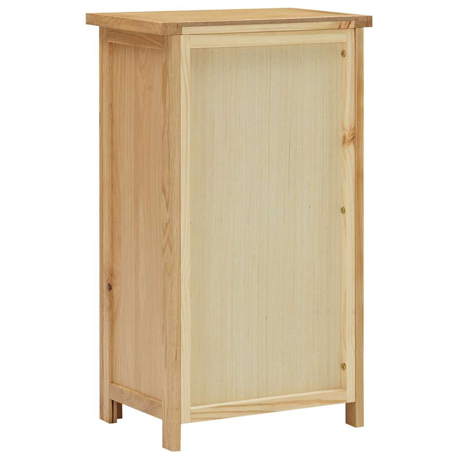 Kast 45x32x85 cm massief eikenhout