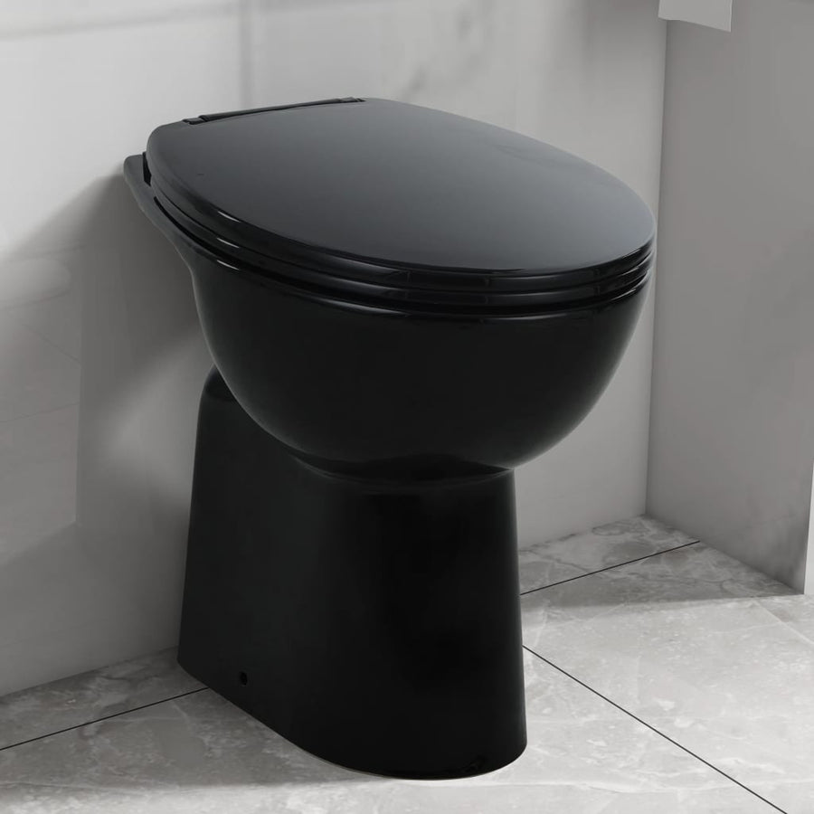 Toilet Verhoogd 7 Cm Soft-Close Randloos Keramiek Wit
