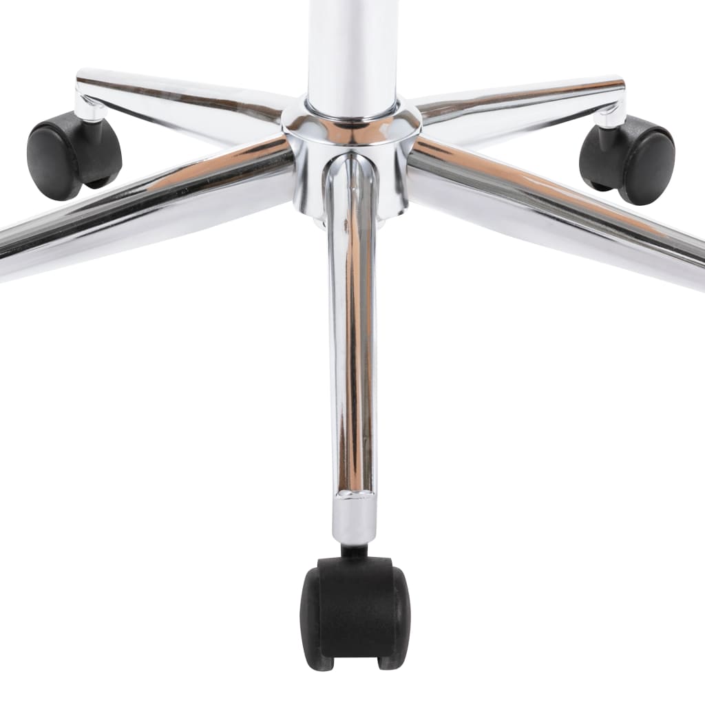 Kantoorstoel Draaibaar Gebogen Hout En Stof Taupe 1