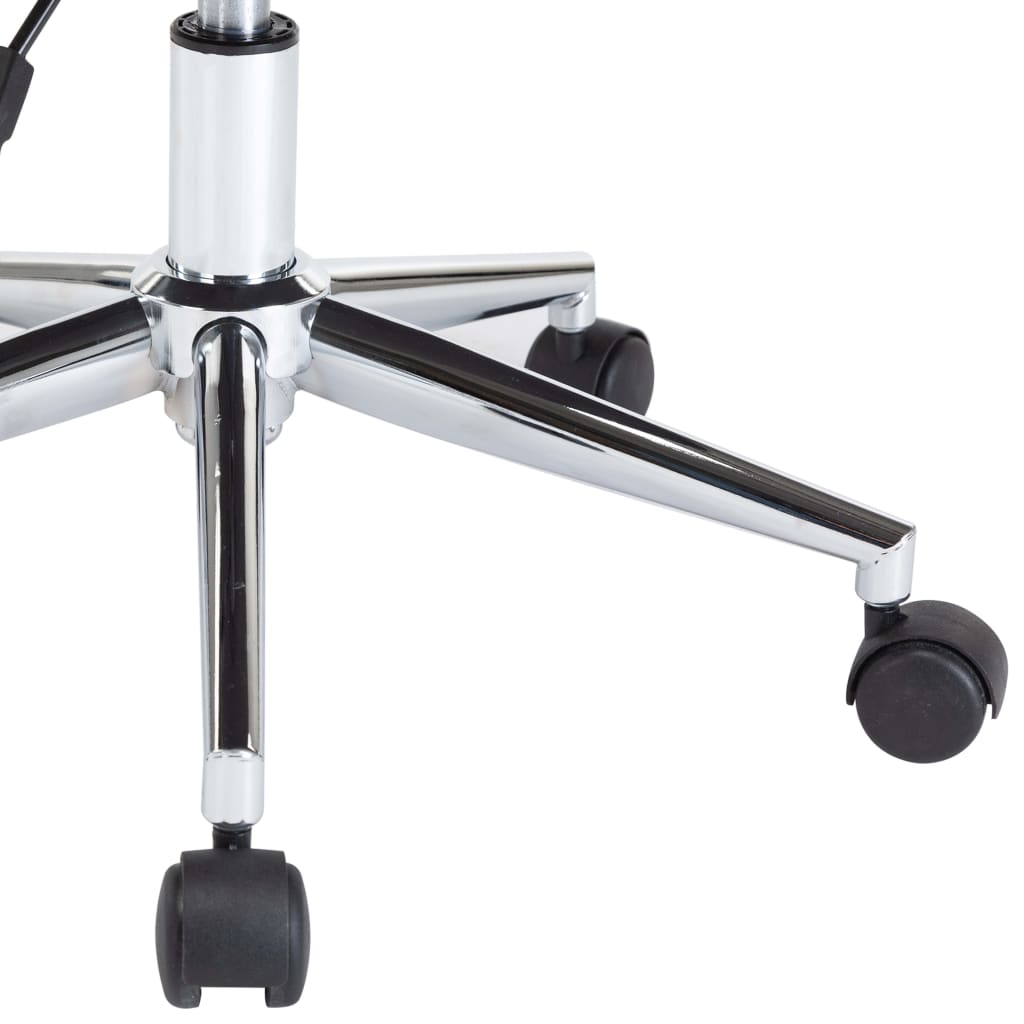 Kantoorstoel Draaibaar Gebogen Hout En Stof Grijs