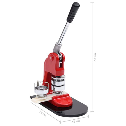 Buttonmachine 37 mm Met cirkelsnijder