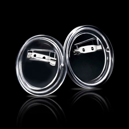 Buttons met spelden 100 st 58 mm acryl 58 mm