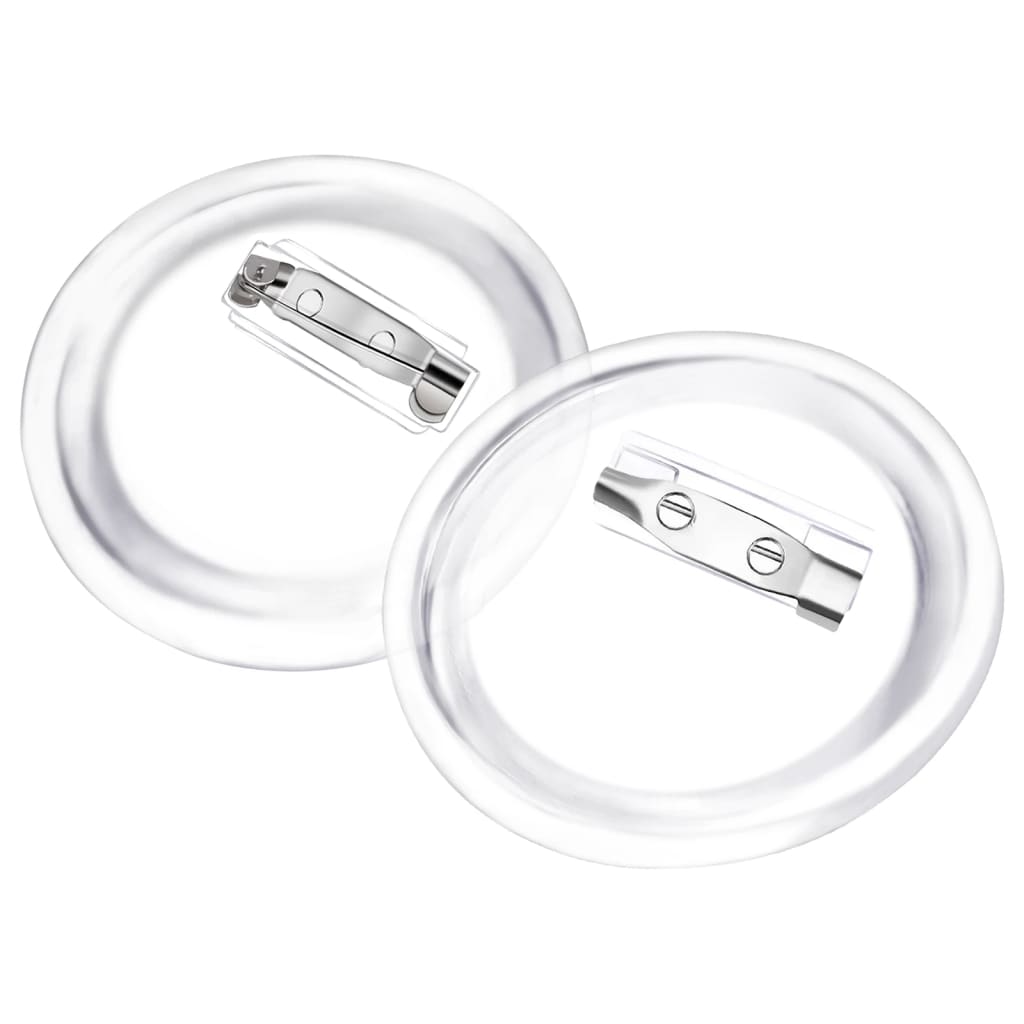 Buttons met spelden 100 st 44 mm acryl 44 mm