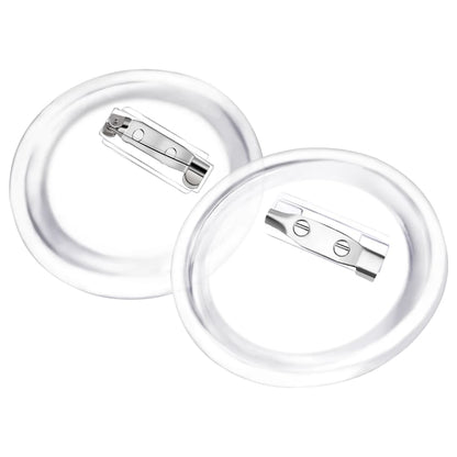 Buttons met spelden 100 st 44 mm acryl 44 mm