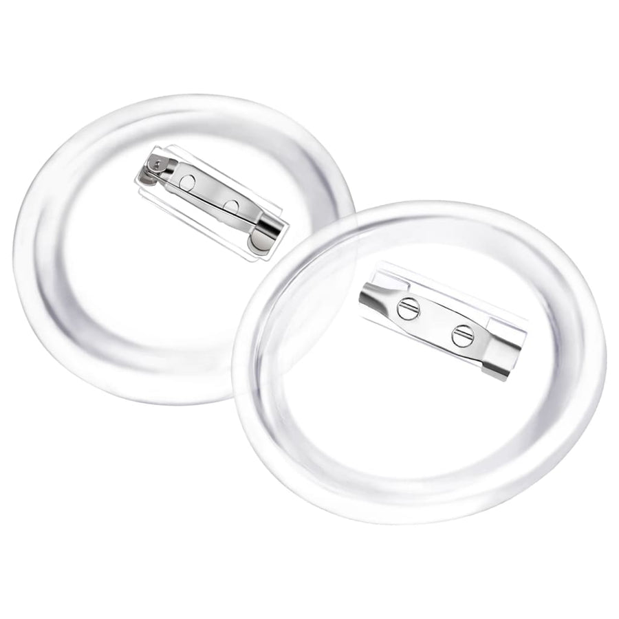 Buttons met spelden 100 st 44 mm acryl 44 mm