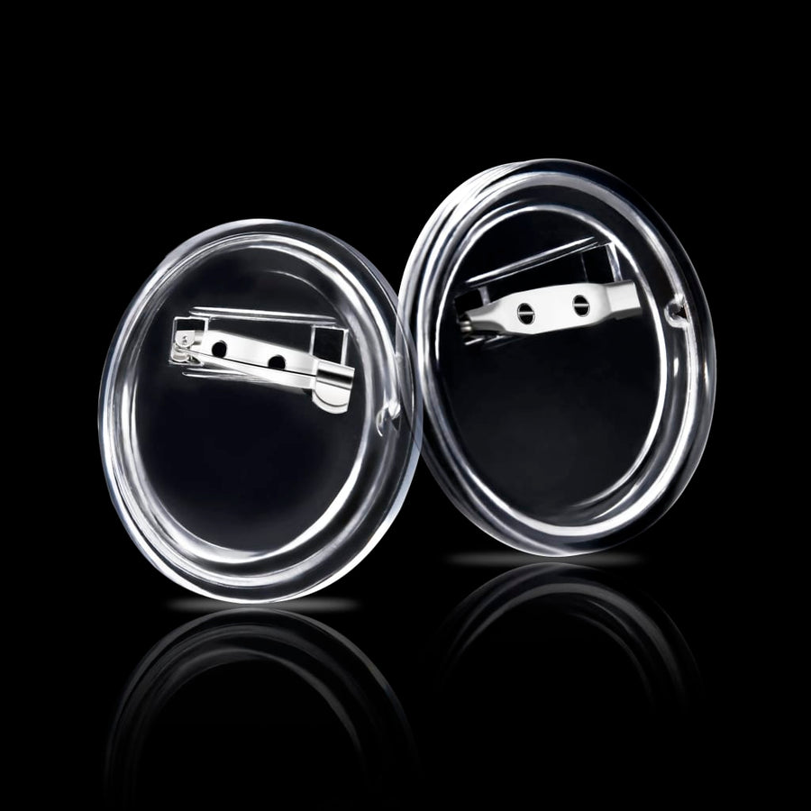Buttons met spelden 100 st 44 mm acryl 44 mm