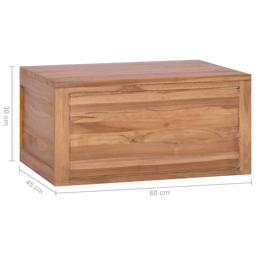 Badkamerwandkast Massief Teakhout 60 x 45 x 30 cm