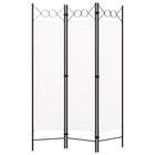 Kamerscherm 3 panelen 120x180 cm wit