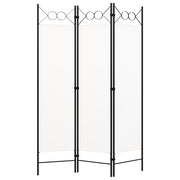 Kamerscherm 3 panelen 120x180 cm wit