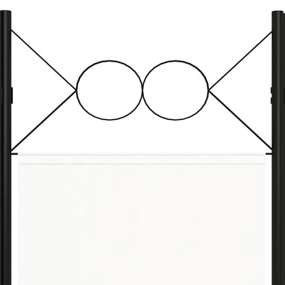 Kamerscherm Met Panelen 120X180 Cm 3 Wit