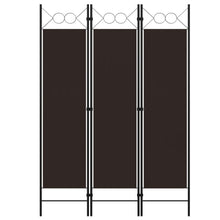 Kamerscherm Met Panelen 120X180 Cm 3 Bruin