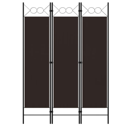 Kamerscherm Met Panelen 120X180 Cm 3 Bruin
