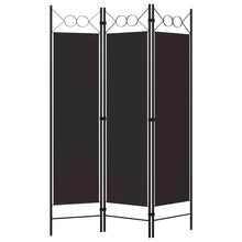 Kamerscherm Met Panelen 120X180 Cm 3 Bruin