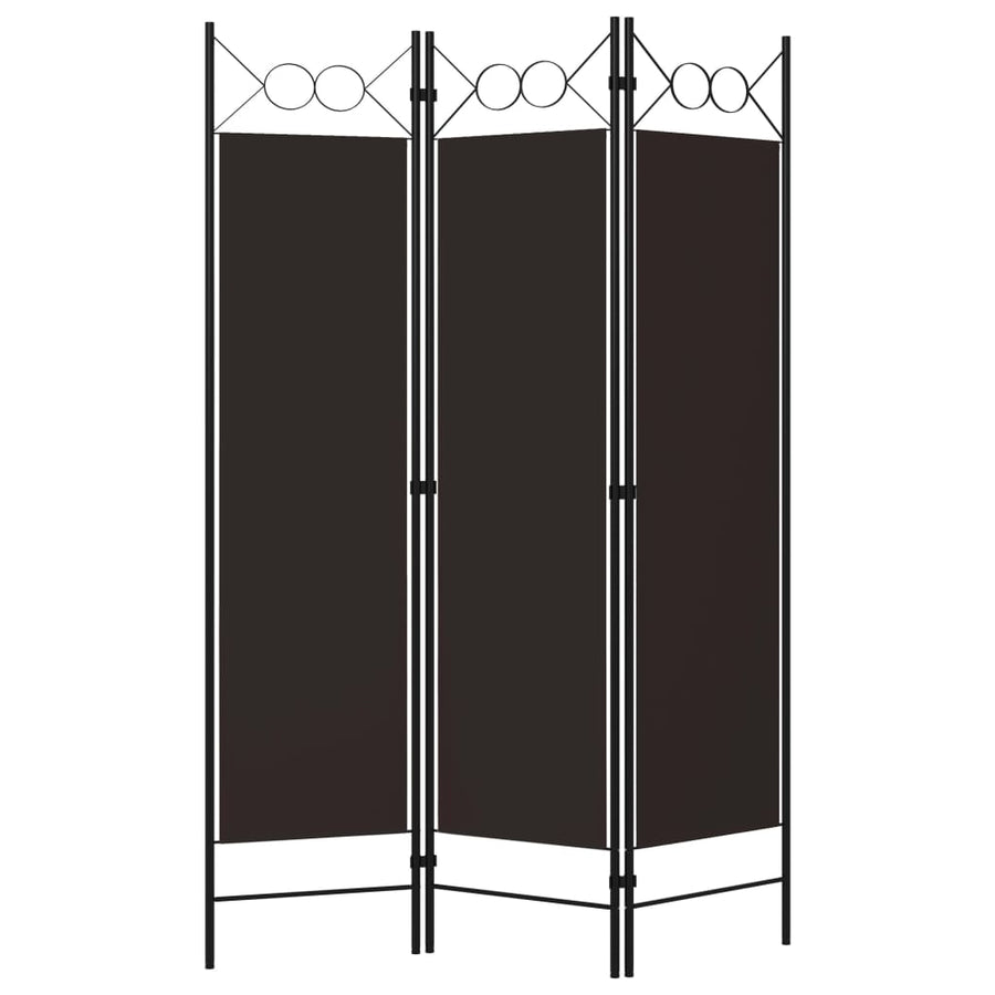 Kamerscherm Met Panelen 120X180 Cm 3 Bruin