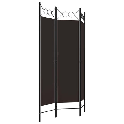 Kamerscherm Met Panelen 120X180 Cm 3 Bruin