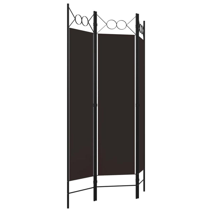 Kamerscherm Met Panelen 120X180 Cm 3 Bruin