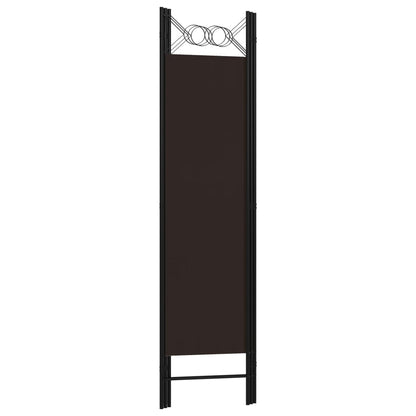 Kamerscherm Met Panelen 120X180 Cm 3 Bruin