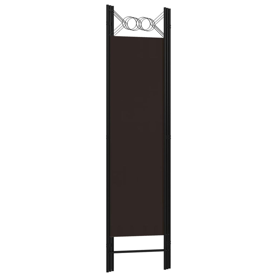 Kamerscherm Met Panelen 120X180 Cm 3 Bruin