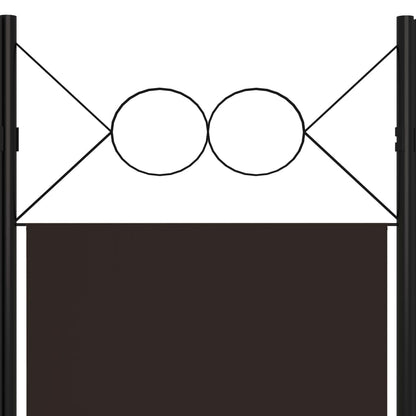 Kamerscherm Met Panelen 120X180 Cm 3 Bruin