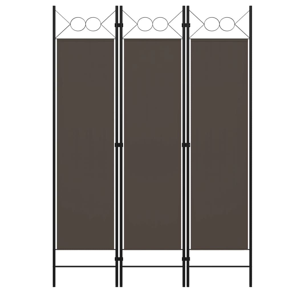 Kamerscherm Met Panelen 120X180 Cm 3 Antraciet