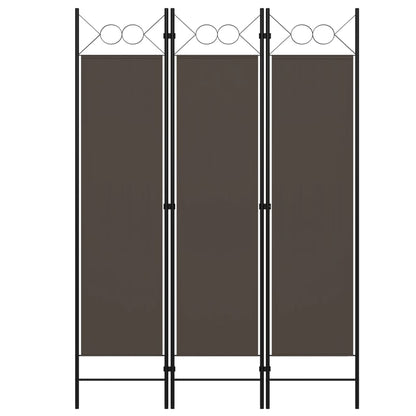 Kamerscherm Met Panelen 120X180 Cm 3 Antraciet