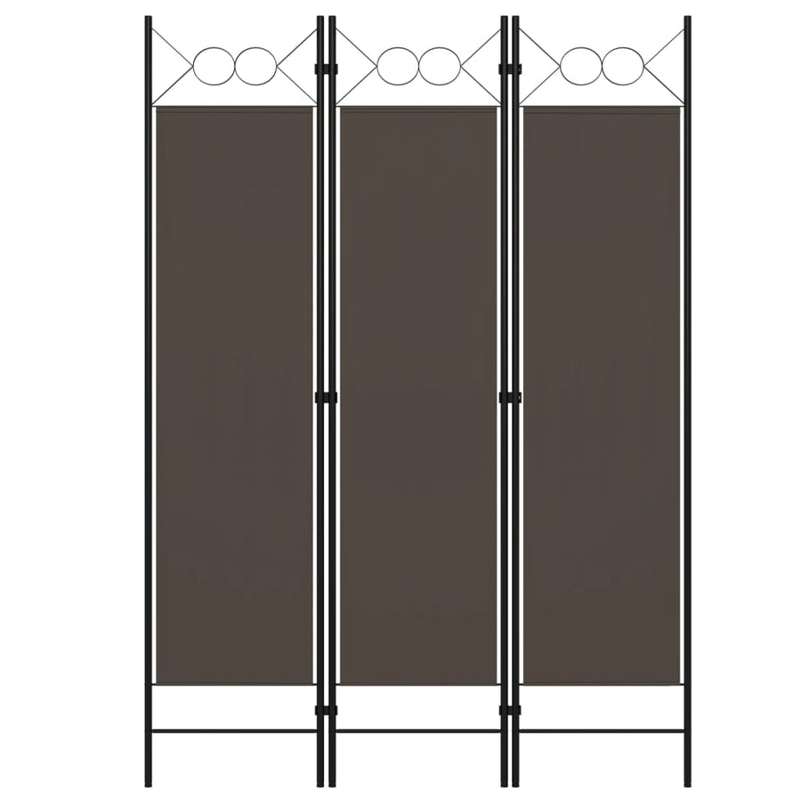 Kamerscherm Met Panelen 120X180 Cm 3 Antraciet
