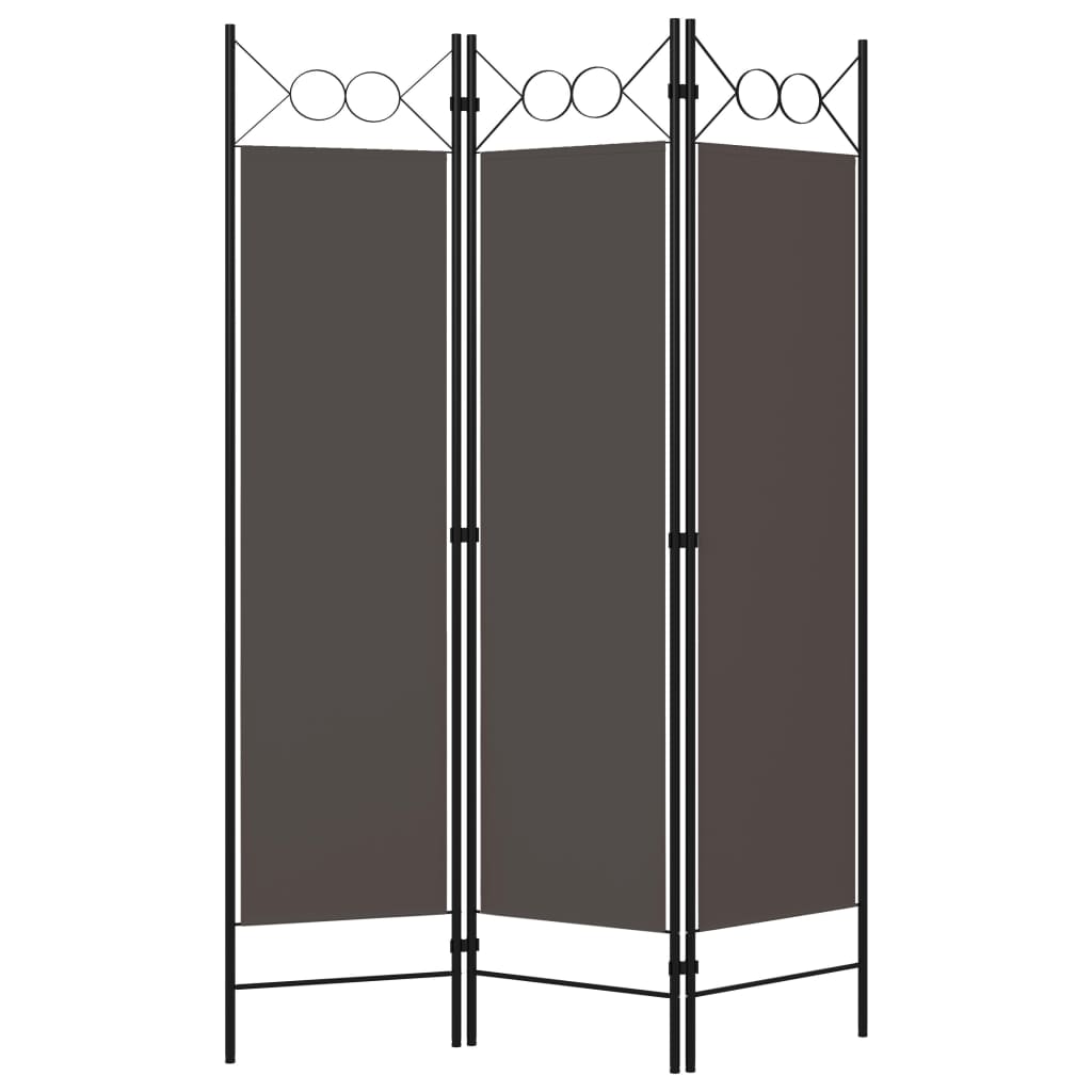 Kamerscherm Met Panelen 120X180 Cm 3 Antraciet
