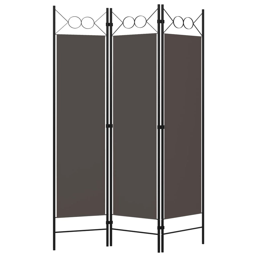 Kamerscherm Met Panelen 120X180 Cm 3 Antraciet