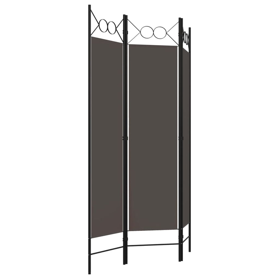 Kamerscherm Met Panelen 120X180 Cm 3 Antraciet