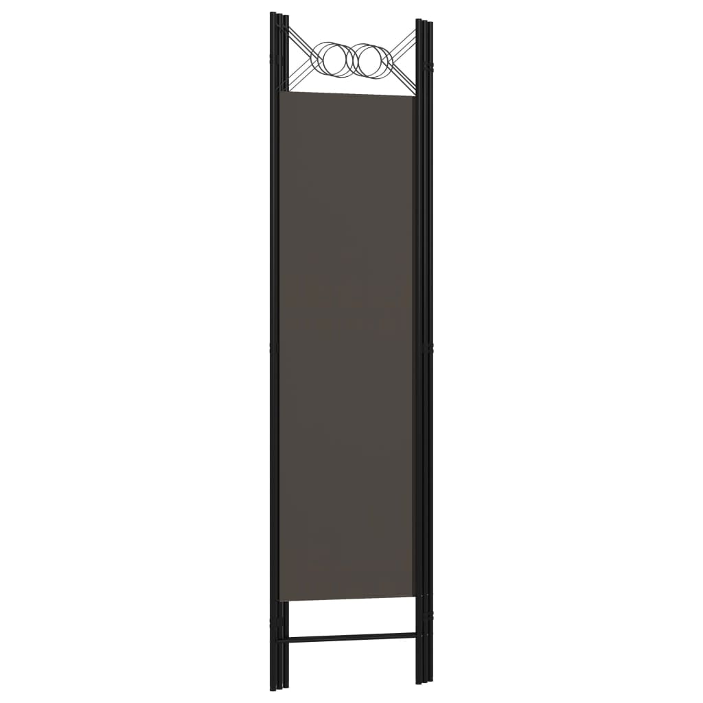 Kamerscherm Met Panelen 120X180 Cm 3 Antraciet