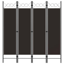 Kamerscherm Met Panelen 160X180 Cm 4 Bruin