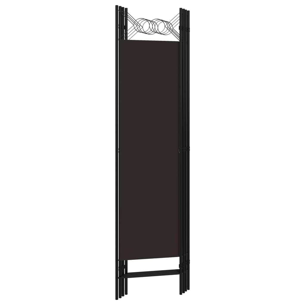 Kamerscherm Met Panelen 160X180 Cm 4 Bruin