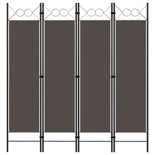 Kamerscherm Met Panelen 160X180 Cm 4 Antraciet