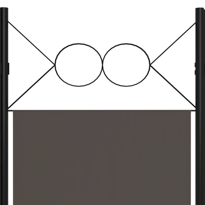 Kamerscherm Met Panelen 160X180 Cm 4 Antraciet