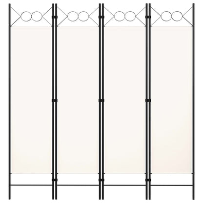 Kamerscherm Met Panelen 160X180 Cm 4 Wit