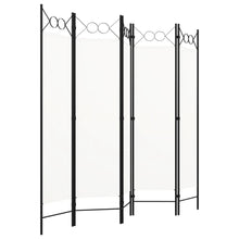 Kamerscherm Met Panelen 200X180 Cm 5 Wit