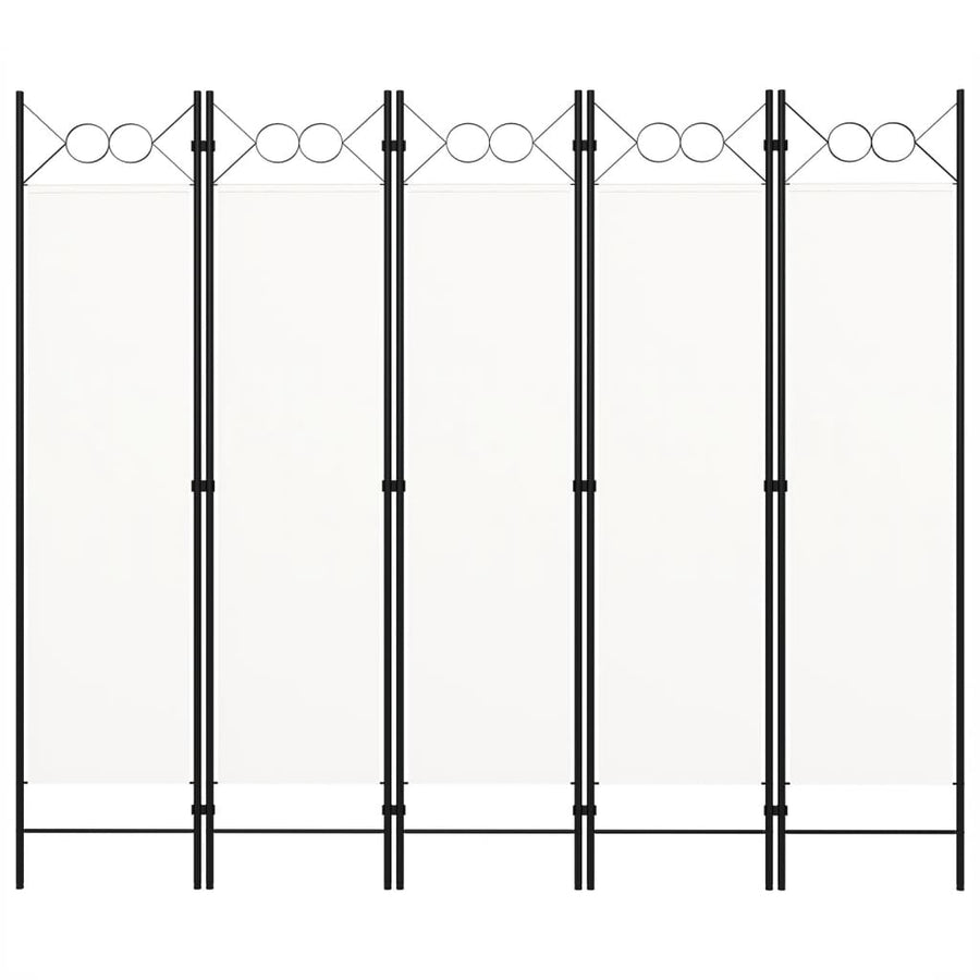 Kamerscherm Met Panelen 200X180 Cm 5 Wit