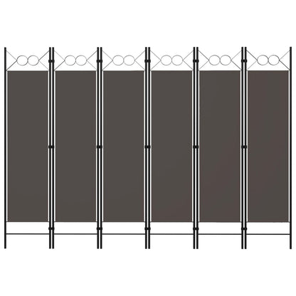 Kamerscherm Met Panelen 240X180 Cm 6 Antraciet
