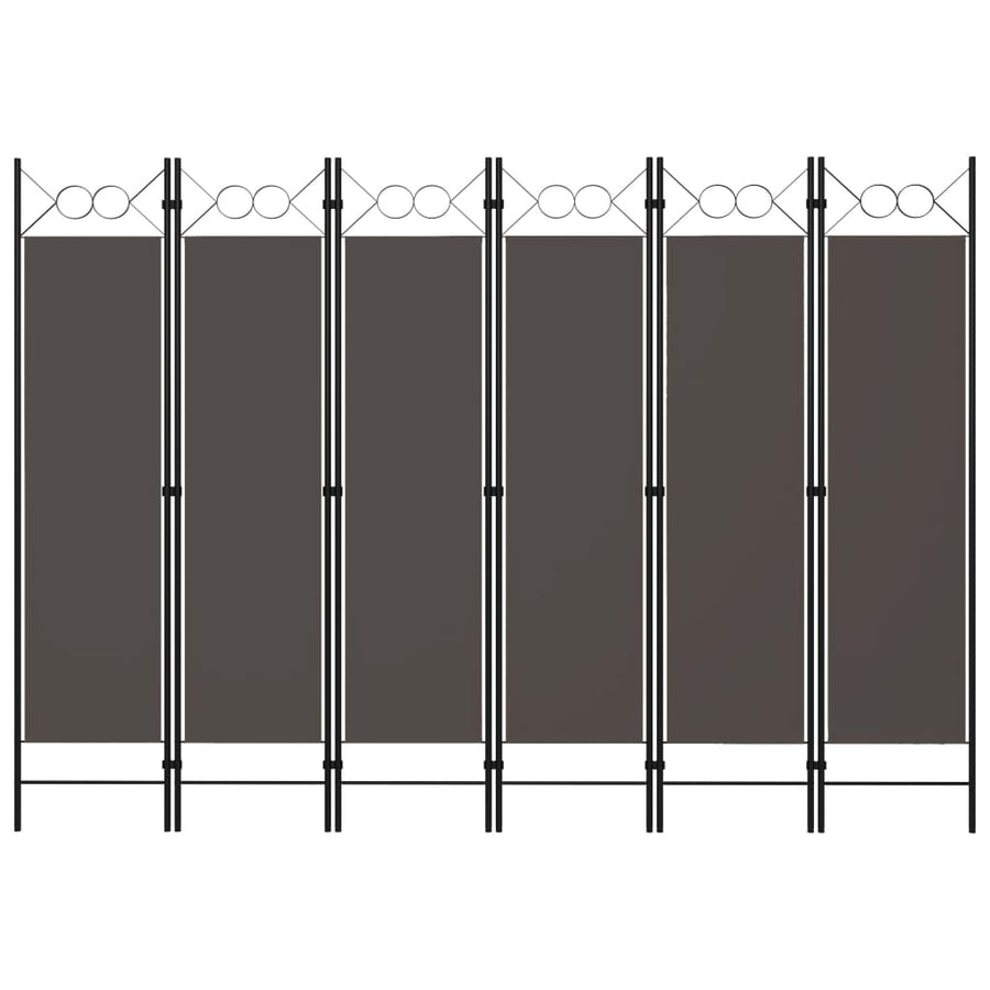 Kamerscherm Met Panelen 240X180 Cm 6 Antraciet
